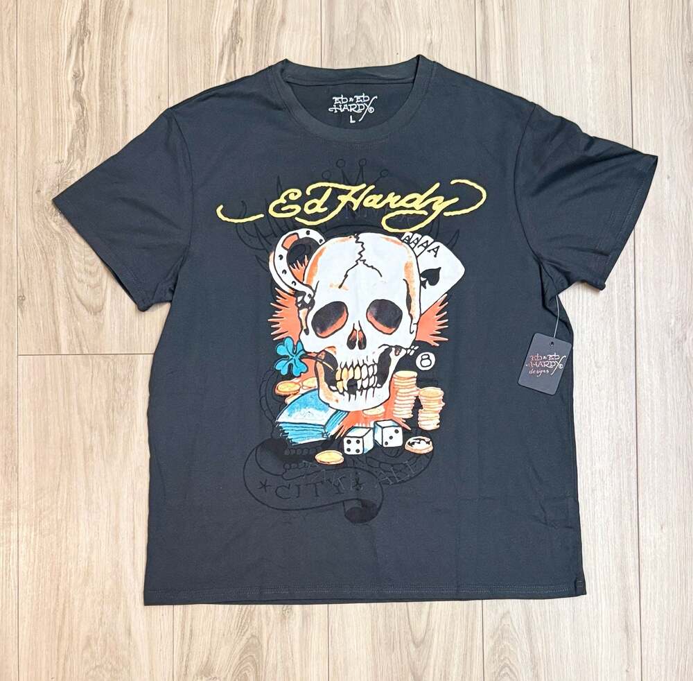 Ed Hardy Ace Skull T-Shirt